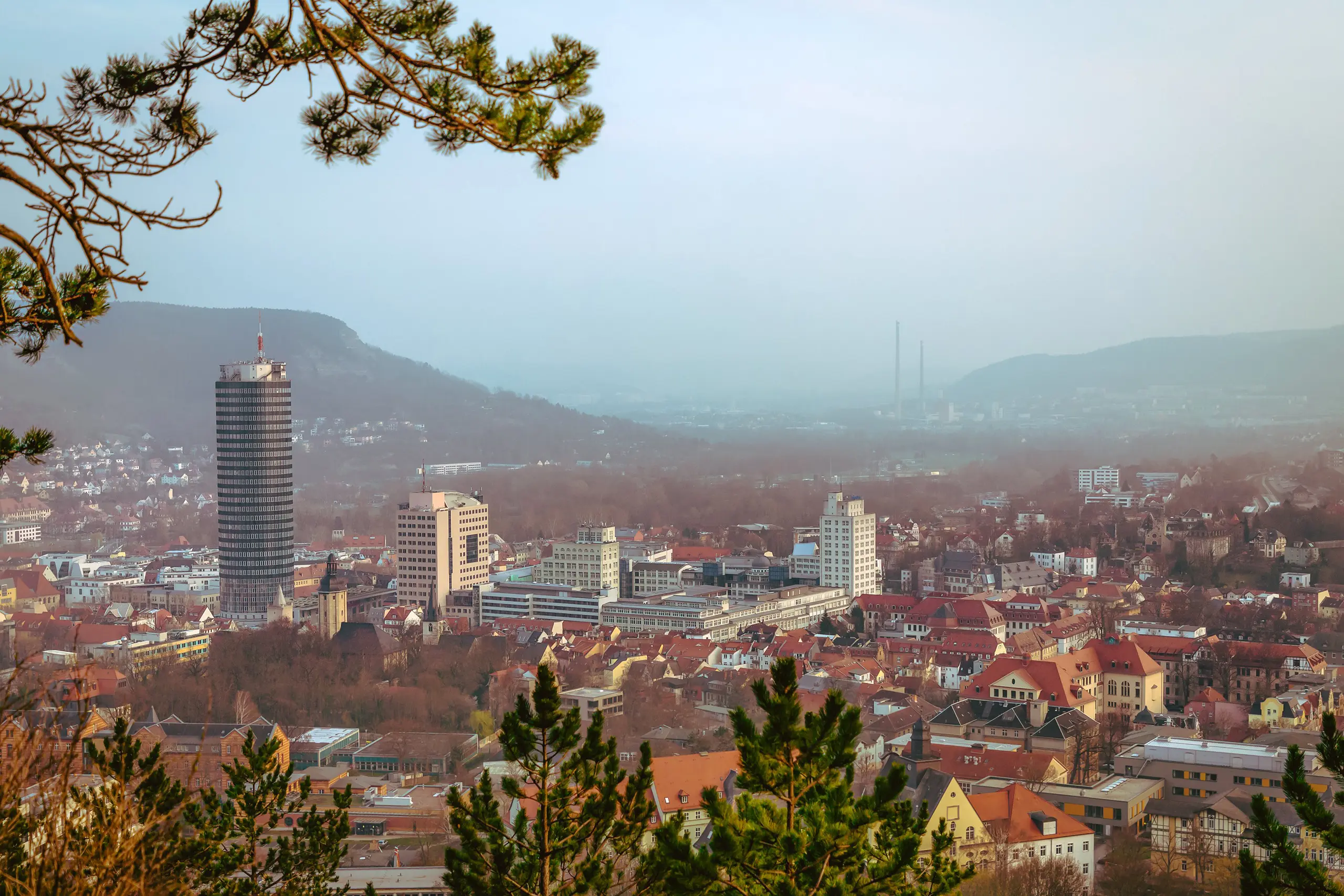 Jena Blick über die Stadt