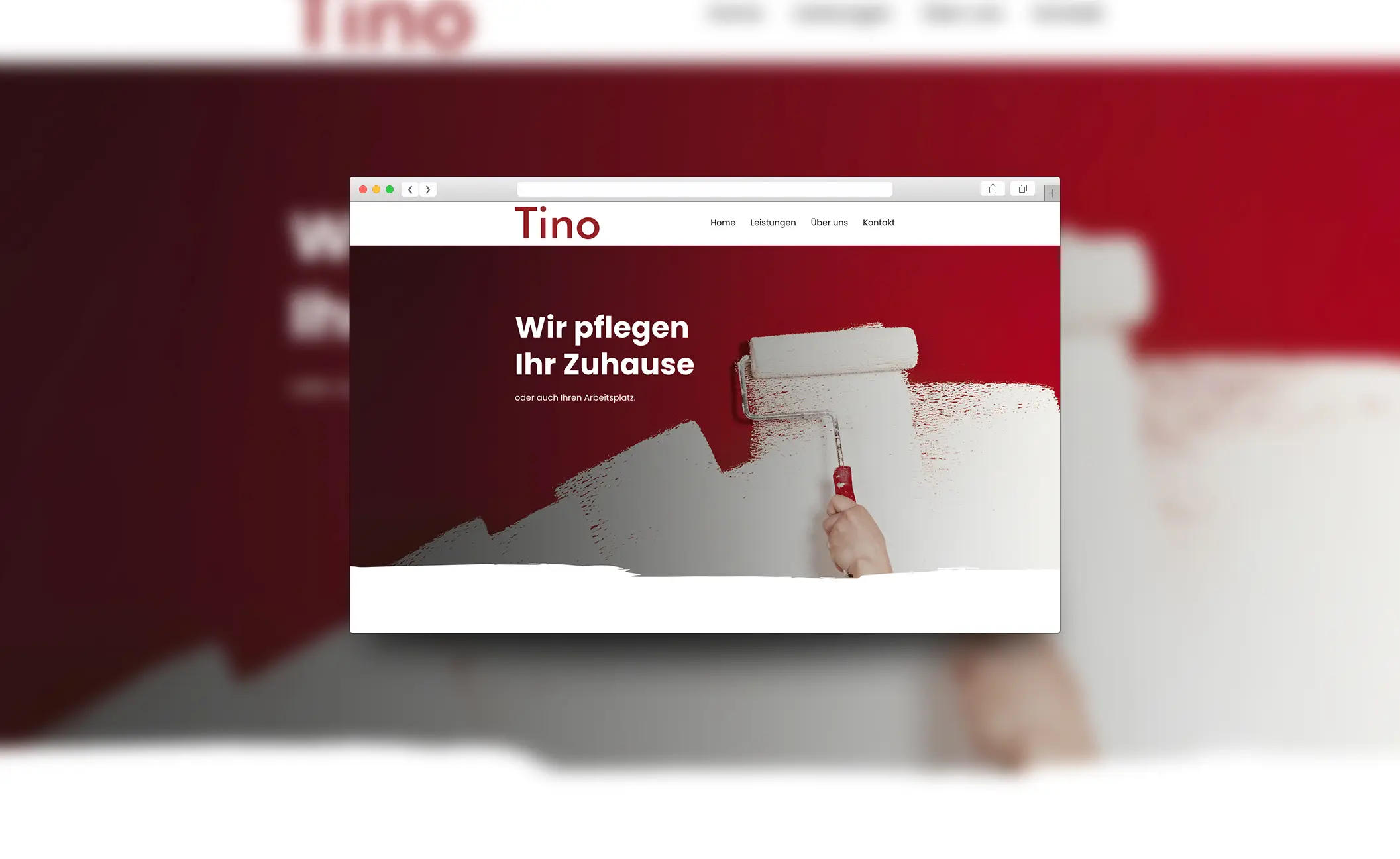 WordPress Elementor Website für Tino Gebäudemanagement im Auftrag von Gera Werbung