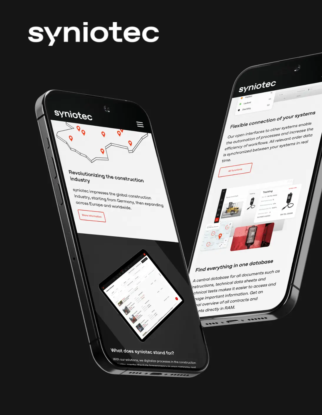 Referenzprojekt: Website für syniotec