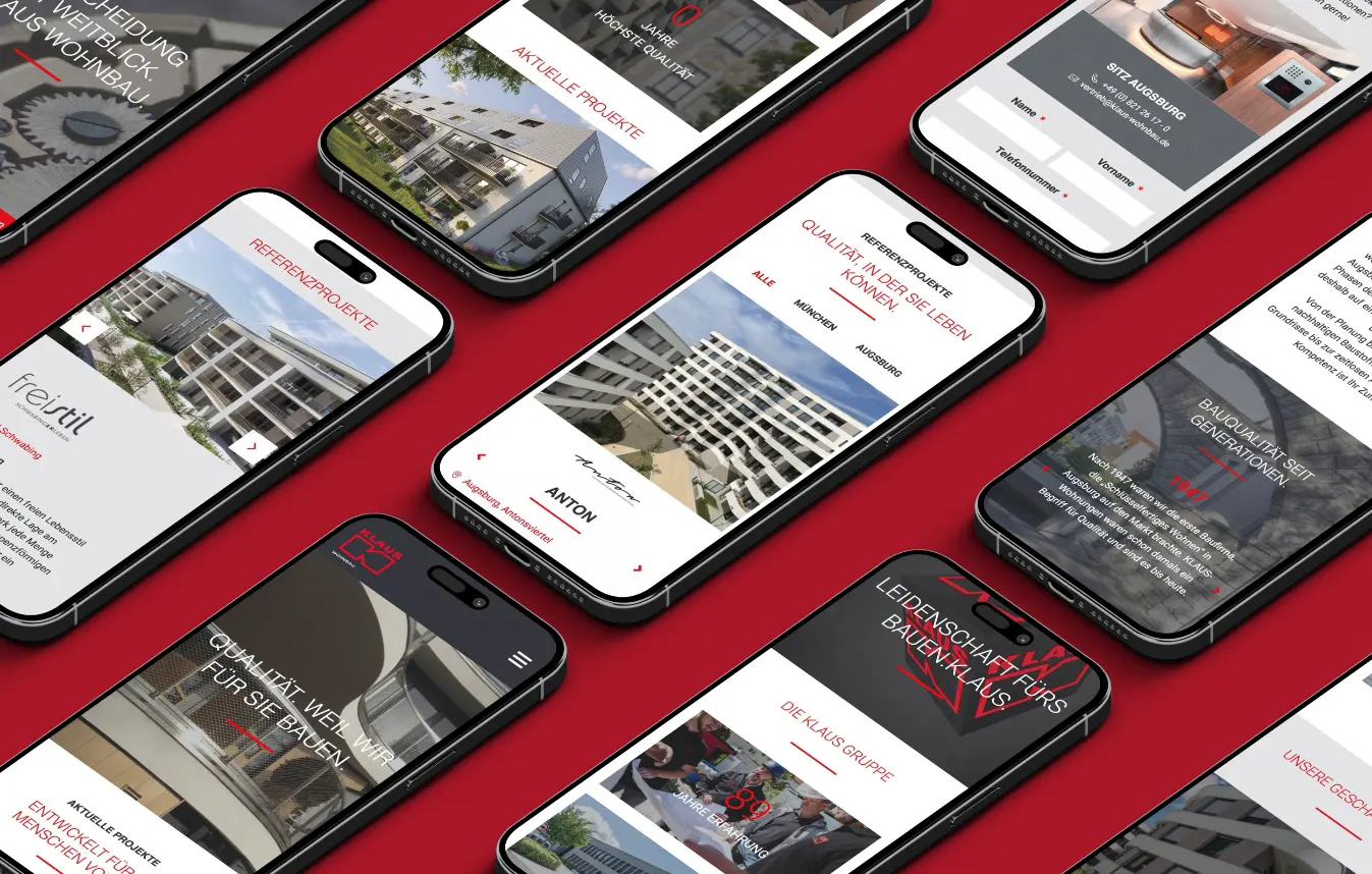 Referenzprojekt: Website für Klaus Wohnen