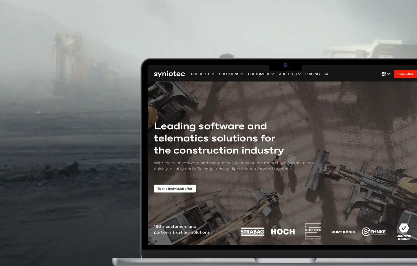 Referenzprojekt: Website für syniotec